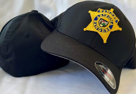 ARIZONA RANGER FLEX FIT BALL CAP, BLACK - LG / XL.